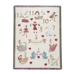 Chefanie 12 Days of Christmas Blanket Online