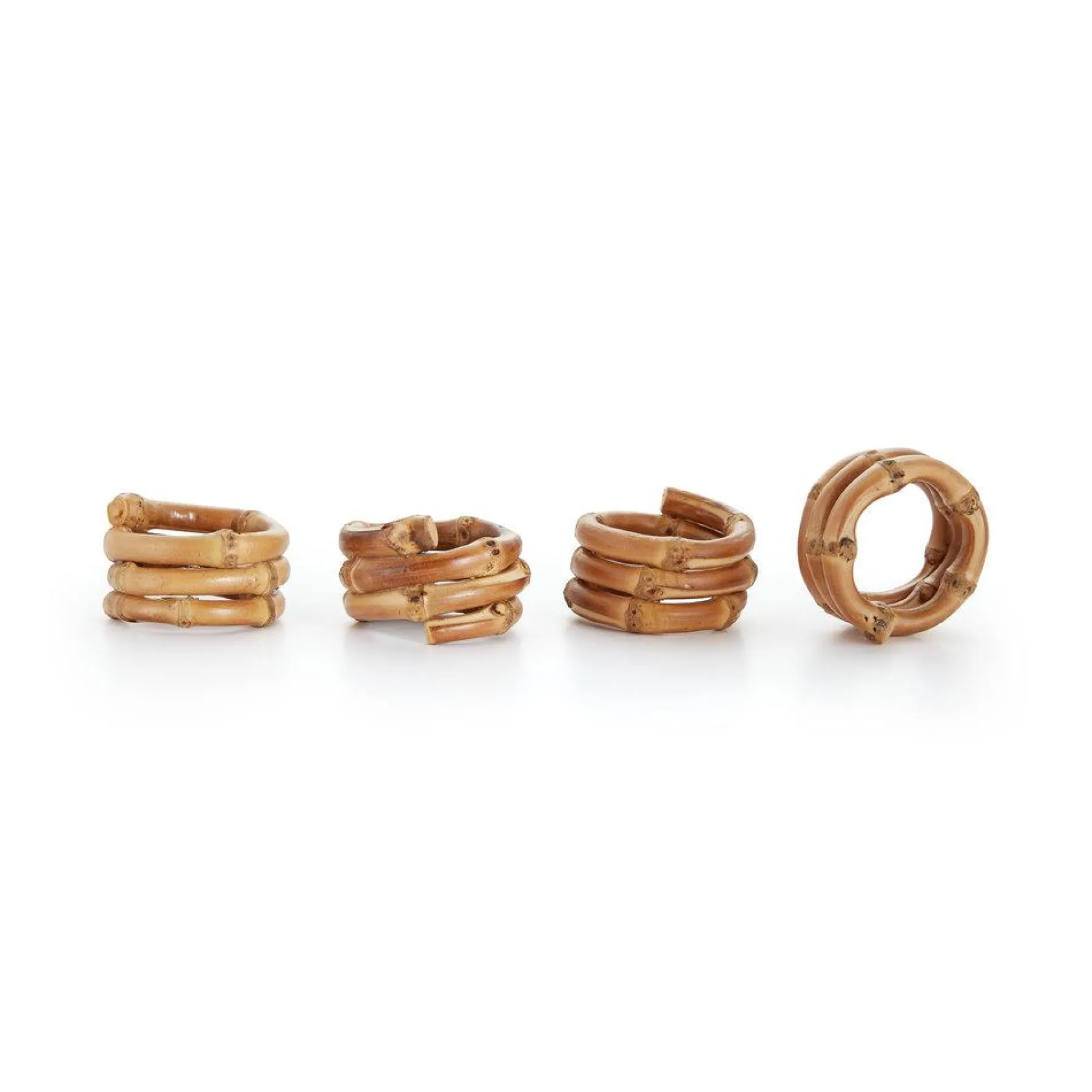 Chefanie Bamboo Napkin Rings (4) Hot