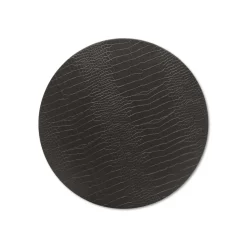 Chefanie Black Circle Embossed Placemat Clearance