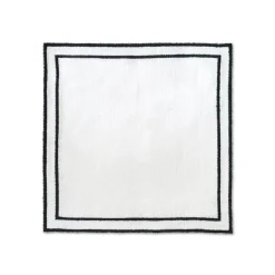 Chefanie Black Trim Cocktail Napkins (4)