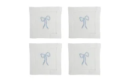 Chefanie Blue Bow Cocktail Napkins (4) Online