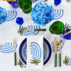 Chefanie Blue Buteh Napkins (4) Sale