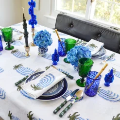 Chefanie Blue Buteh Tablecloth Sale