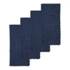 Chefanie Blue Eyelet Dinner Napkins (4) Clearance