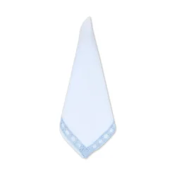 Chefanie Blue Trim Dinner Napkins (4) New