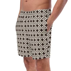 Chefanie Brown Cane Swim Trunks Best