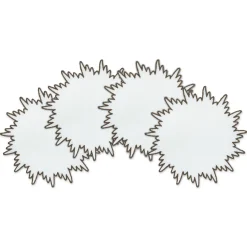 Chefanie Brown Sunburst Cocktail Napkins (4) Outlet