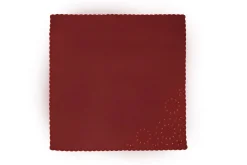 Chefanie Burgundy Eyelet Dinner Napkins (4) Sale