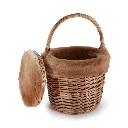 Chefanie Camel Shearling Basket Discount