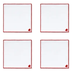 Chefanie Card Heart Cocktail Napkins (4) Clearance