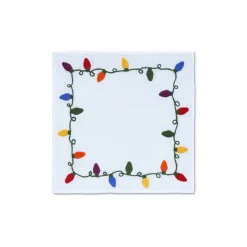 Chefanie Christmas Lights Cocktail Napkins (4)