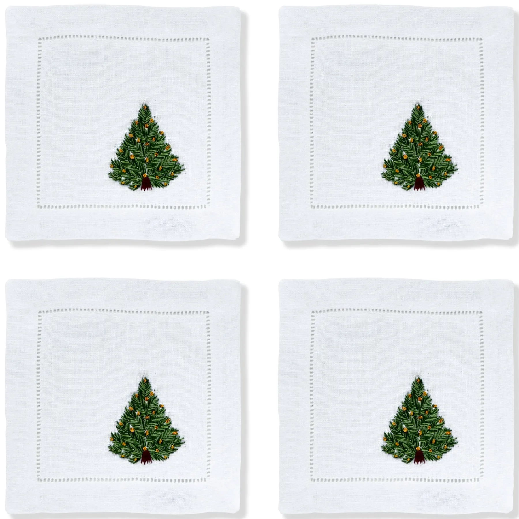 Chefanie Christmas Tree Cocktail Napkins (4) Online
