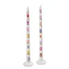 Chefanie Colored Hydrangea Tapers (2) Clearance
