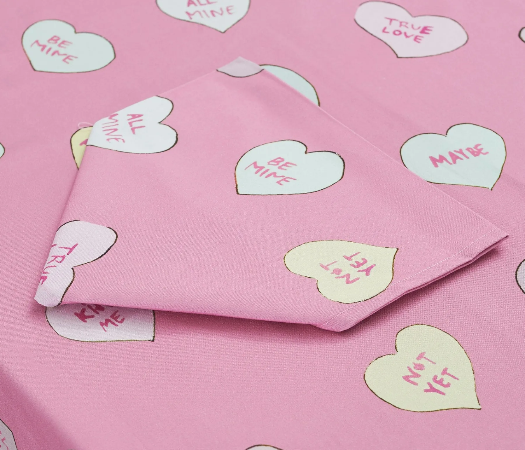 Chefanie Conversation Heart Tablecloth Sale