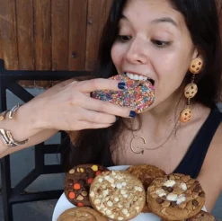 Chefanie Cookie Bite Earrings Hot