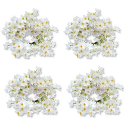 Chefanie Daffodil Napkin Rings (4) Clearance