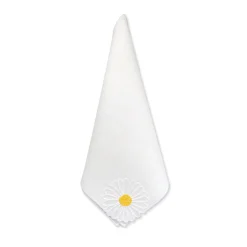 Chefanie Daisy Linen Dinner Napkins (4)