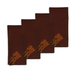 Chefanie Decorative Corn Dinner Napkins (4) New