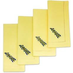 Chefanie Delphiniums Dinner Napkins (4) Hot