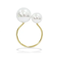 Chefanie Double Pearl Napkin Rings (4) Outlet