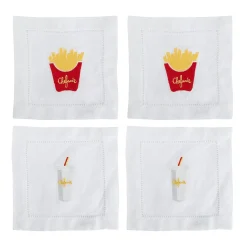 Chefanie Drive-Thru Cocktail Napkins, Set of 4 Online