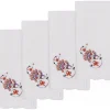 Chefanie Floral "S" Dinner Napkins (4) Discount