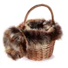 Chefanie Fox Fur Basket