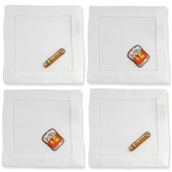 Chefanie Gentlemen's Cocktail Napkins (4) Clearance