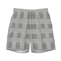 Chefanie Glen Plaid Swim Trunks Hot