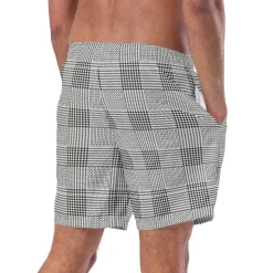 Chefanie Glen Plaid Swim Trunks Hot