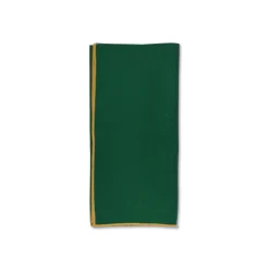 Chefanie Gold & Green Dinner Napkins (4) Discount