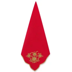 Chefanie Gold Flower Dinner Napkins (4) Online