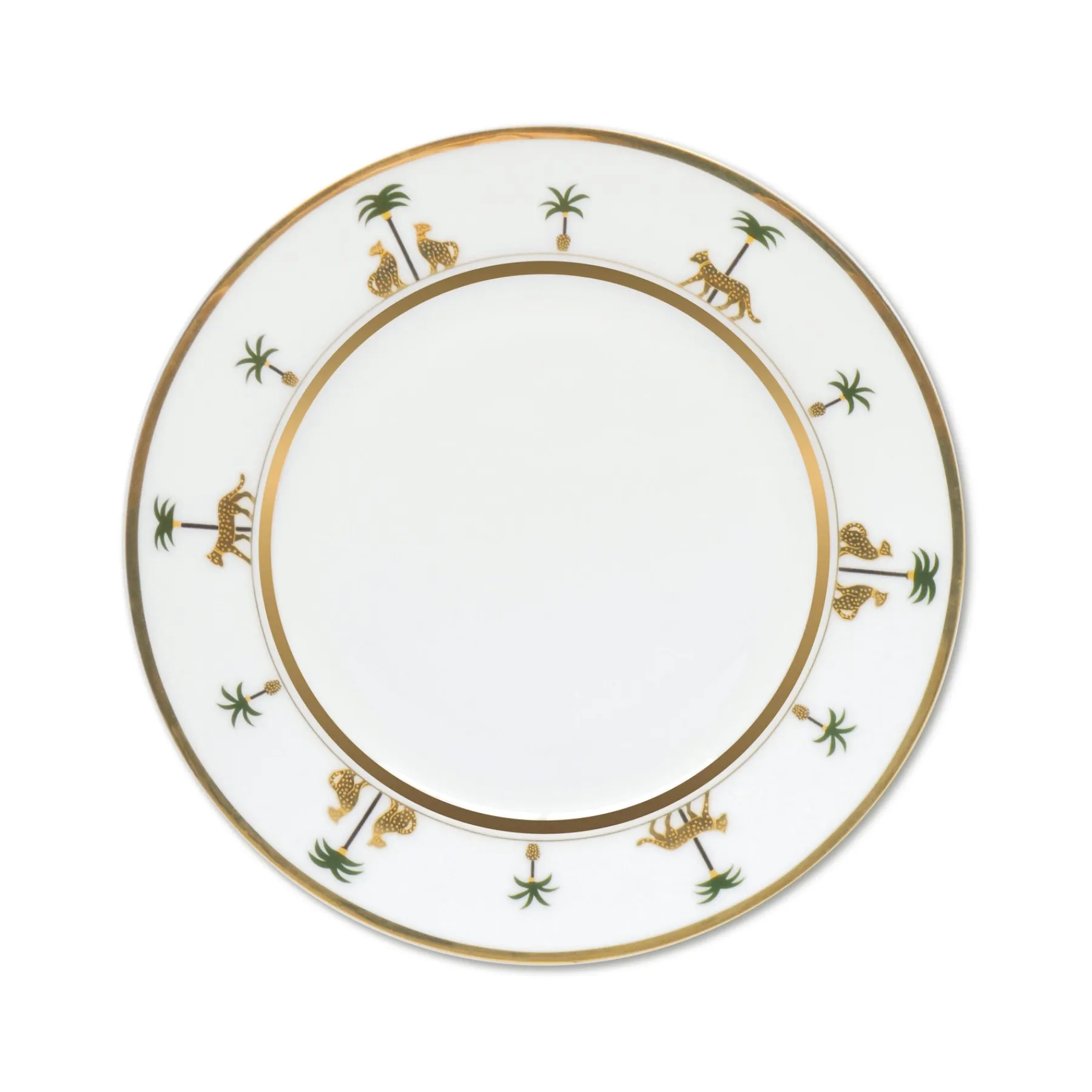 Chefanie Gold Leopard Dinner Plate New