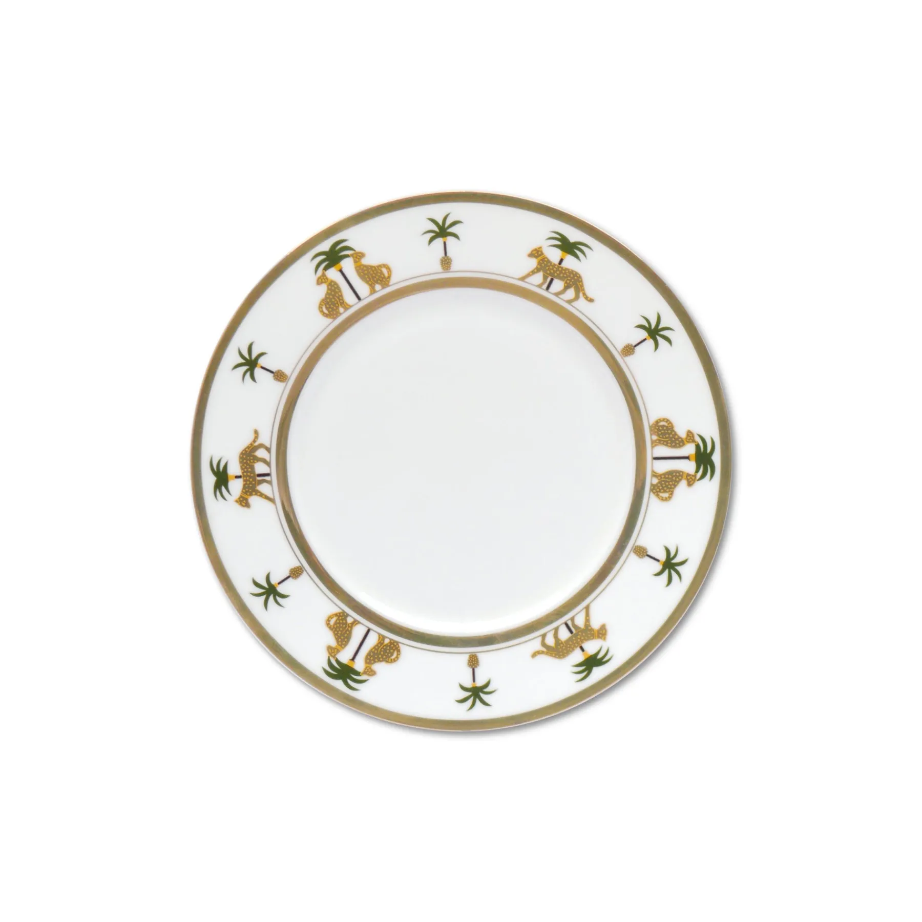 Chefanie Gold Leopard Salad Plate Discount