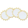 Chefanie Gold Sunburst Cocktail Napkins (4) Sale