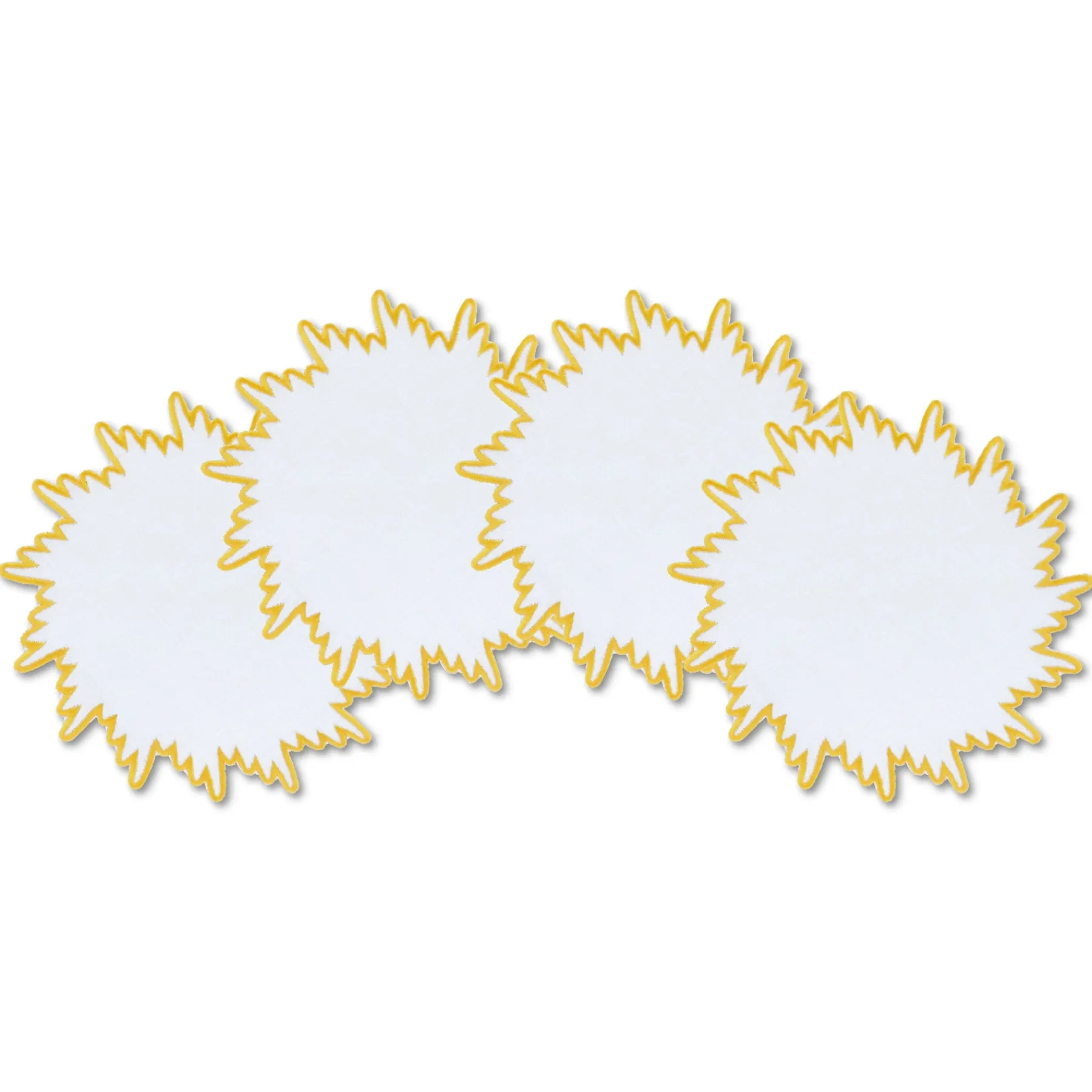 Chefanie Gold Sunburst Cocktail Napkins (4) Sale
