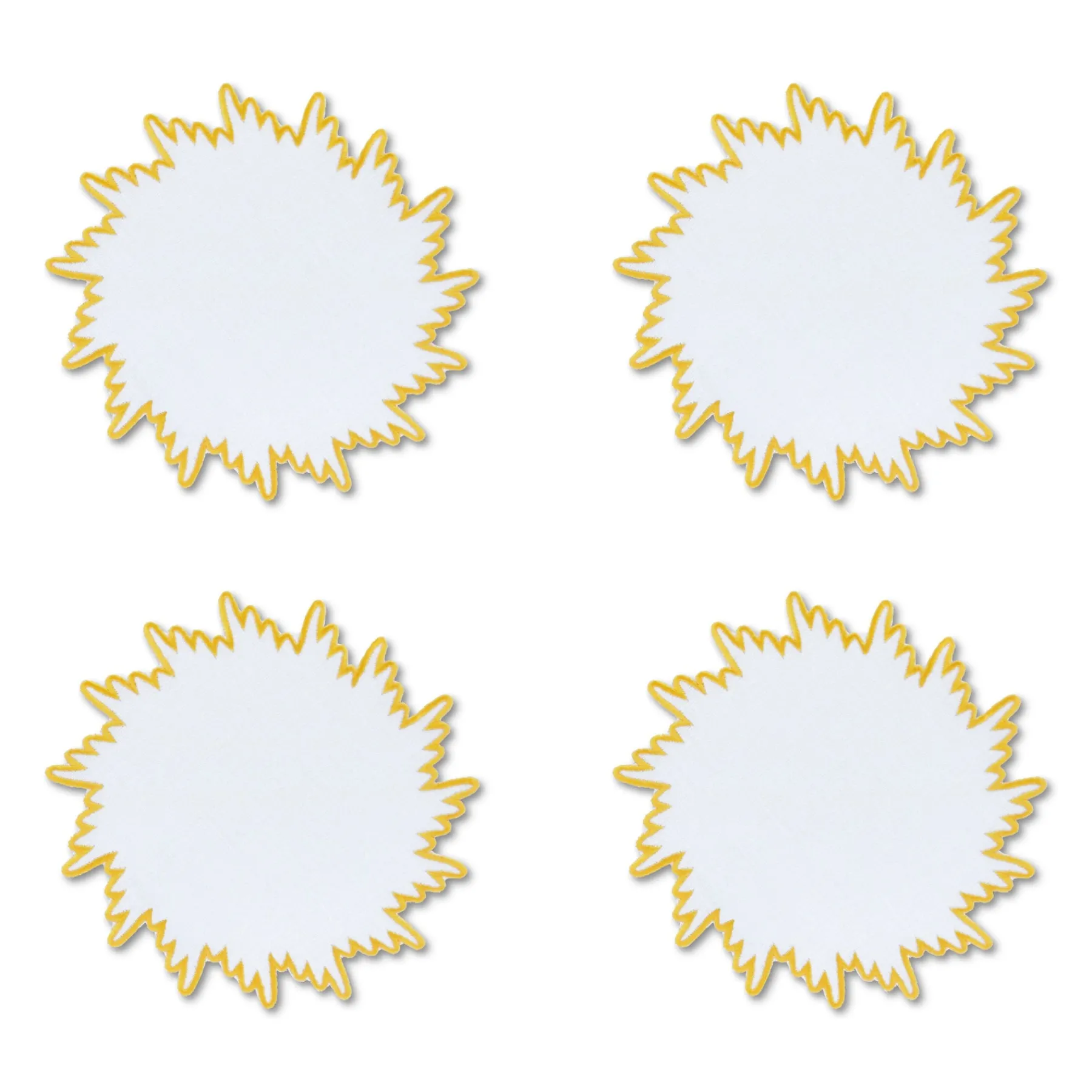 Chefanie Gold Sunburst Cocktail Napkins (4) Sale