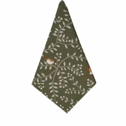 Chefanie Green Branch Napkins (4) Clearance