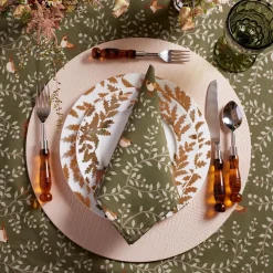 Chefanie Green Branch Napkins (4) Clearance