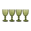 Chefanie Green Tulip Stem Glasses (4) Online