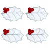 Chefanie Holly Leaf Cocktail Napkins (4) Outlet