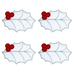 Chefanie Holly Leaf Cocktail Napkins (4) Outlet