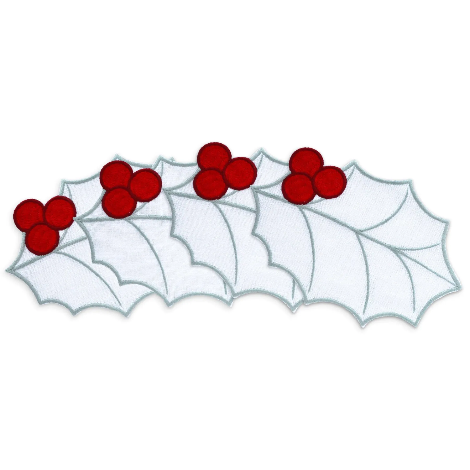 Chefanie Holly Leaf Cocktail Napkins (4) Outlet