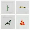 Chefanie I❤️NY Cocktail Napkins (4) Sale