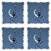 Chefanie Man on the Moon Cocktail Napkins (4) Hot