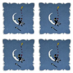 Chefanie Man on the Moon Cocktail Napkins (4) Hot