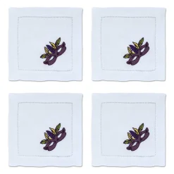 Chefanie Mardi Gras Cocktail Napkins (4) Discount