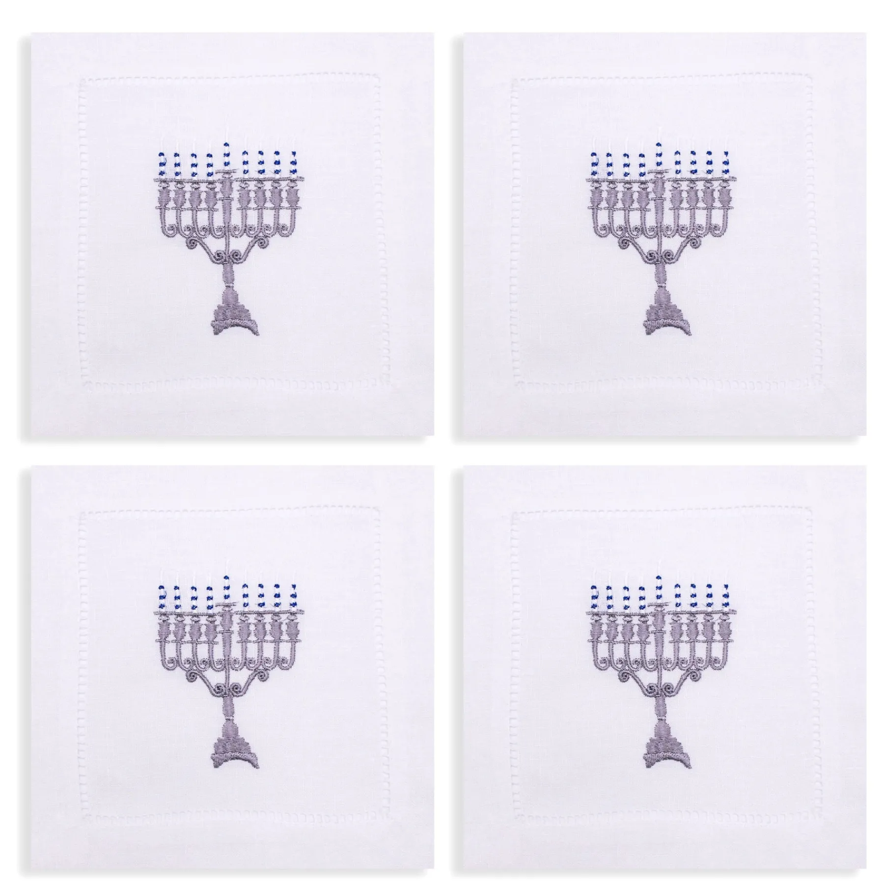 Chefanie Menorah Cocktail Napkins (4) Discount