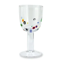 Chefanie Millefiori Wine Glass (4) Clearance