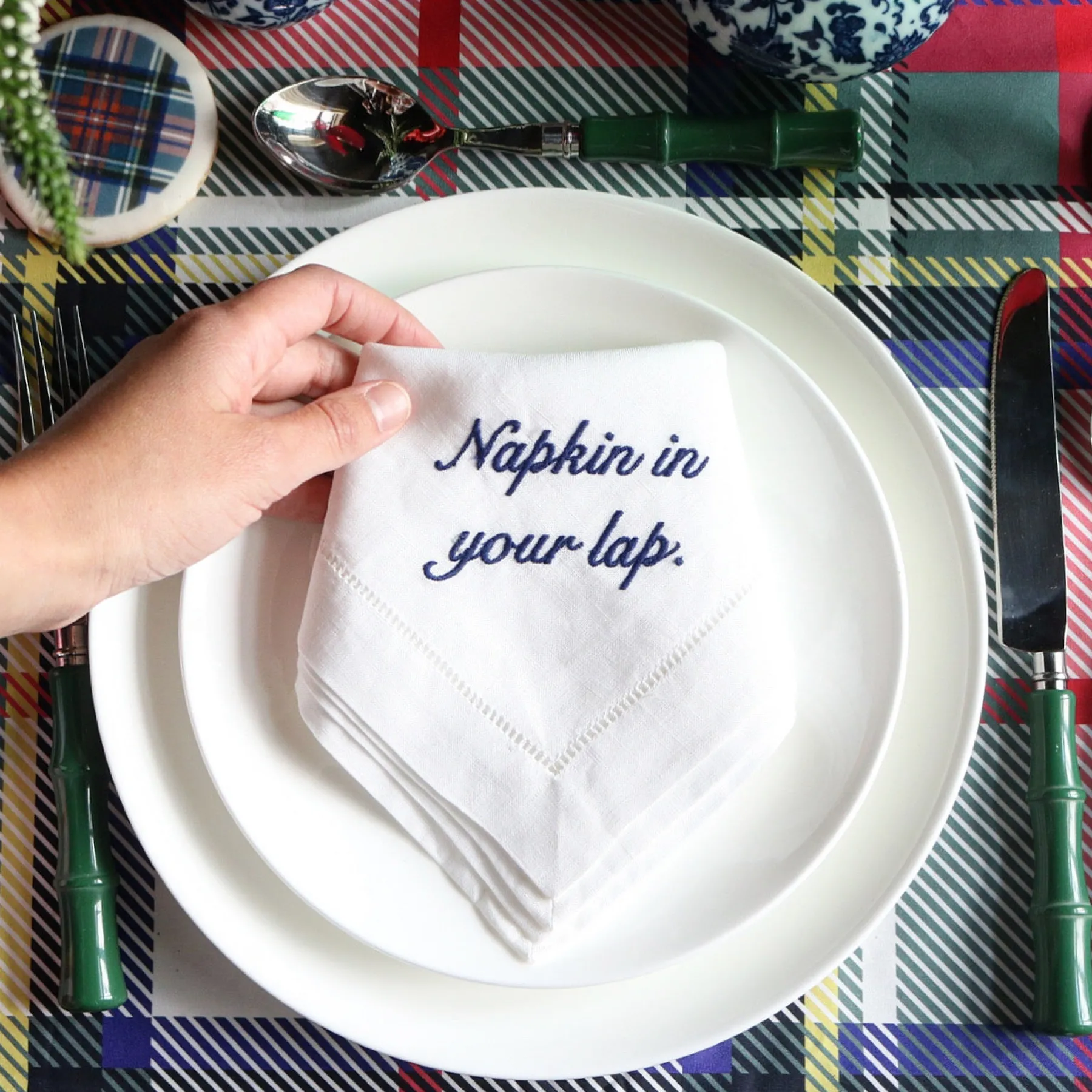 Chefanie Miss Manners Dinner Napkins (4) Clearance